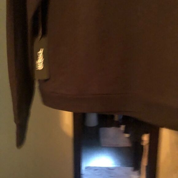 BebeWomen’s Black Pullover Sweatshirt w/ Logo runs small - Picture 4 of 6